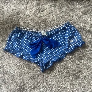 Victorias Secret Blue/White Shorts Size Medium